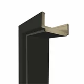 Ościeżnice - Ościeżnica regulowana 70 lewa zakres regulacji 100-120 mm czarny mat zamek hakowy do skrzydła Magnes Voster - miniaturka - grafika 1