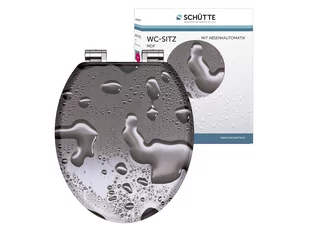 Schütte Deska sedesowa MDF z funkcją cichego opadania (Krople) - Deski sedesowe - miniaturka - grafika 1