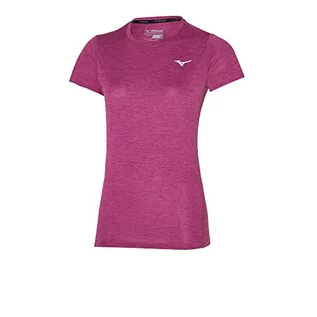 Koszulki i topy damskie - Mizuno Damska koszulka imulse Core bieganie, magenta mgiełka, S - grafika 1