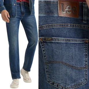 Lee STRAIGHT FIT Extreme Motion WYGODNE PROSTE SPODNIE JEANSOWE W31 L32 - Spodnie męskie - miniaturka - grafika 1