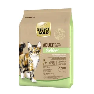 SELECT GOLD Outdoor Adult Drób z ryżem 2,5 kg - Mokra karma dla kotów - miniaturka - grafika 1