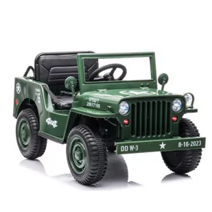 Auto Na Akumulator JH-103 Wojskowa Zieleń 4x4 - Pojazdy elektryczne dla dzieci - miniaturka - grafika 1