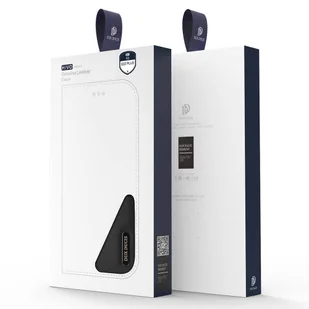 Dux Ducis Hivo skórzane etui z klapką pokrowiec ze skóry naturalnej portfel na karty i dokumenty Samsung Galaxy S22+ (S22 Plus) czerwony - Etui i futerały do telefonów - miniaturka - grafika 5