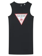 Sukienki i spódniczki dla dziewczynek - Guess Sukienka codzienna J6GK25 JA914 Czarny Regular Fit - miniaturka - grafika 1