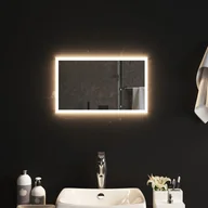 Lustra - vidaXL Lustro łazienkowe z LED, 30x50 cm - miniaturka - grafika 1