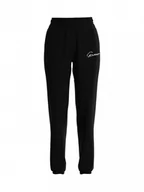 Spodnie sportowe damskie - Damskie spodnie dresowe Guess Allycia Cuff Long Pants - czarne - GUESS - miniaturka - grafika 1