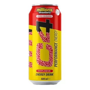 Cellucor Drink 500ml Millions Strawberry - Napoje energetyczne i izotoniczne - miniaturka - grafika 1
