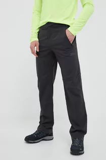 Spodnie sportowe męskie - Jack Wolfskin spodnie outdoorowe Glastal kolor szary - grafika 1