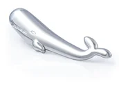 Spinki do mankietów i krawatów - Srebrna spinka do krawata - wieloryb ZS41 - miniaturka - grafika 1