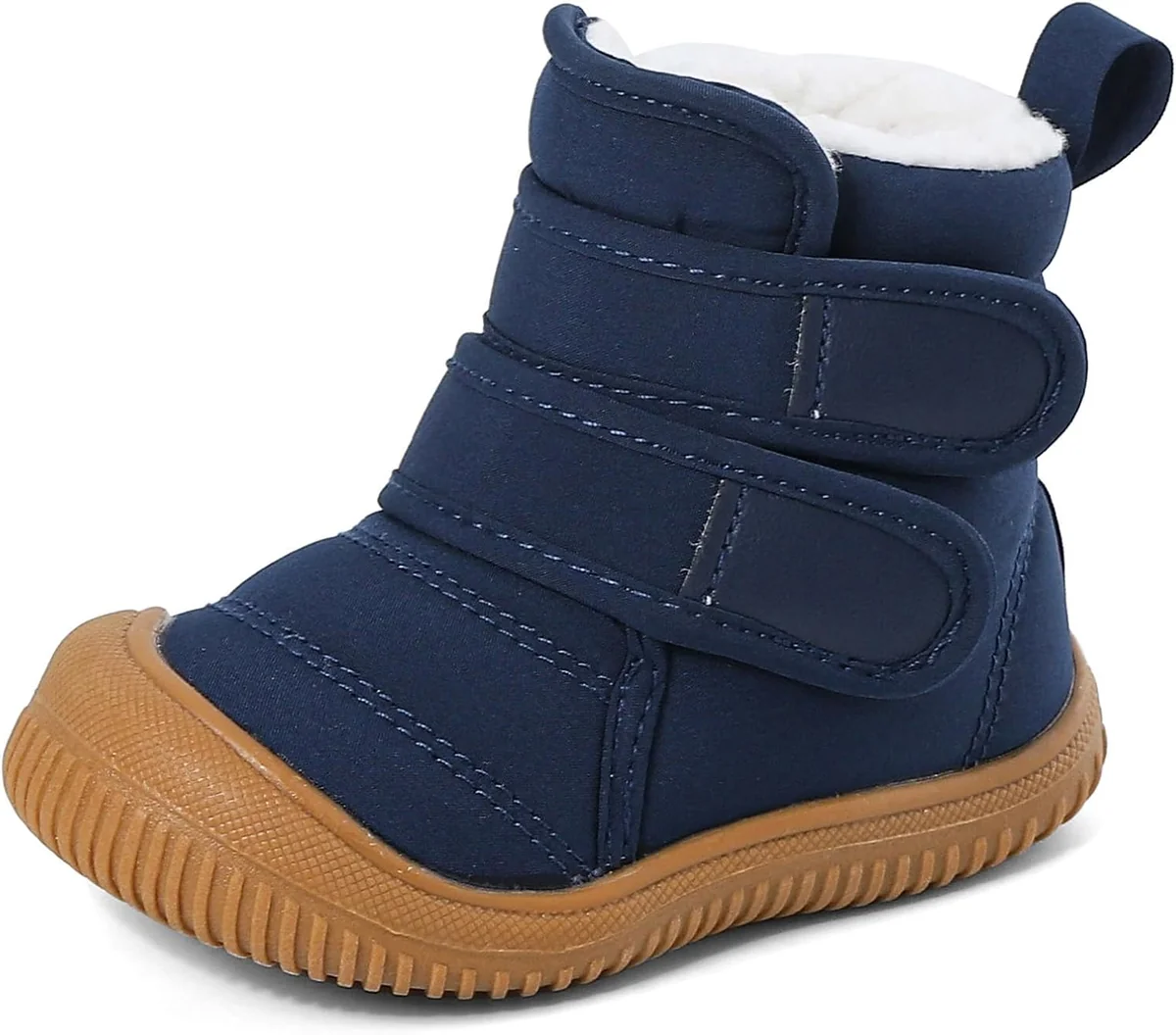 Buty zimowe dla dzieci granatowe antypoślizgowe ocieplane 19-27 EU