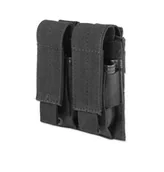 Nerki - Mil-Tec Ładownica Podwójna na Magazynek Pistoletowy Czarny - miniaturka - grafika 1