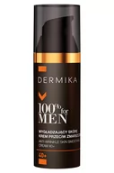 Kosmetyki do pielęgnacji twarzy męskie - Dermika Dermika 100% For Men przeciwzmarszczkowy krem dla mężczyzn 40+ 50ml - miniaturka - grafika 1