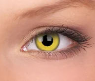 Soczewki kontaktowe - Maxvue Vision Crazy Lens - Yellow, 2 szt. - miniaturka - grafika 1