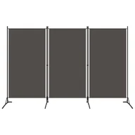 Parawany - Parawan 3-panelowy, antracytowy, 260 x 180 cm - miniaturka - grafika 1