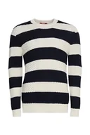 Swetry męskie - ESPRIT Sweter męski, 400/granatowy, L - miniaturka - grafika 1