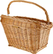 Koszyki rowerowe - Basil Dublin Weiden koszyk na zakupy, brązowy, jeden rozmiar 15008_Varnished Natural_One Size - miniaturka - grafika 1