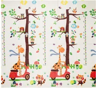 Maty piankowe - Mata piankowa edukacyjna Żyrafa w Krainie Nauki 180cm x 200cm - miniaturka - grafika 1