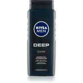 Żele pod prysznic dla mężczyzn - Nivea Men Deep Clean Żel pod prysznic do ciała, twarzy i włosów 500 ml - miniaturka - grafika 1