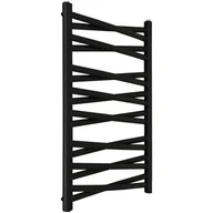 Grzejniki łazienkowe - REGNIS Grzejnik ŁEZKA 3DX 91x54 cm Czarny 446W Roz 50cm 10 Bar - miniaturka - grafika 1