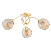 Lampy sufitowe - Ozdobna lampa sufitowa ze złotą konstrukcją AL 62412 z serii TEVI - miniaturka - grafika 1