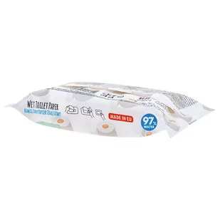 Akuku Papier nawilżany 97% wody 50szt A0030 - Chusteczki nawilżane - miniaturka - grafika 2