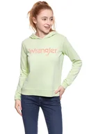 Bluzy damskie - Wrangler, Bluza damska, Retro Kabel Hdy Pastel Green W600Ricug, rozmiar S - miniaturka - grafika 1