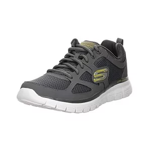 Skechers Męskie trampki Burns Agoura 52635-bkgy Low-Top, szary, 46 EU - Trampki męskie - miniaturka - grafika 1
