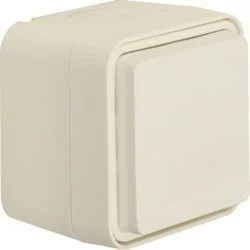 Hager BERKER W.1 Gniazdo 1 pojedyncze z uziemieniem z pokrywą IP55 biały 6768813512 6768813512/HAG - Gniazdka elektryczne - miniaturka - grafika 1