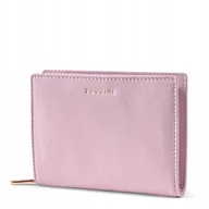 Portfele - Portfel Damski Skórzany Średni Skóra Zamek RFID PUCCINI Różowy ZN9186-3C - miniaturka - grafika 1
