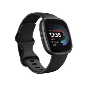 Fitbit Versa 4 Czarny - Smartwatch - miniaturka - grafika 1