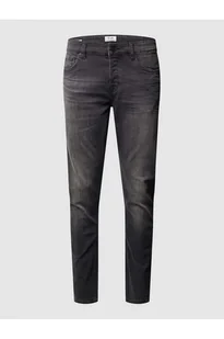 Jeansy w dekatyzowanym stylu o kroju slim fit - Only & Sons - Spodnie męskie - miniaturka - grafika 1