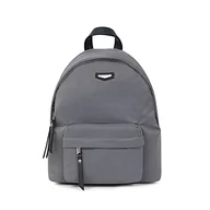 Torebki damskie - Hexagona Damska kolekcja Garni Cuir de Vachette Grainé Paris Joy, szary, nylon, 2 paski na ramiona i 1 uchwyt bez regulacji – plecak z paskiem na ramię, dł. 23 x wys.: 28 x P: 13 cm - miniaturka - grafika 1