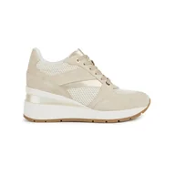 Sneakersy damskie - Damskie Sneakersy GEOX D ZOSMA A D368LA-0AS22-C5AH6 – Beżowy - miniaturka - grafika 1