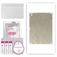 Akcesoria do tabletów i e-booków - folia naklejka skórka strukturalna na TYŁ+BOKI do Apple iPad Air 2022 - Tytan Srebrny - apgo SKINS - miniaturka - grafika 1