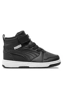 Buty dla chłopców - Puma Sneakersy Rebound V6 Mid Wtr Ac+ Ps 307979 01 Czarny - miniaturka - grafika 1