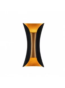ABIGALI Kinkiet ABIGALI BLACK-GOLD KMG2X5WW - Lampy ścienne - miniaturka - grafika 1