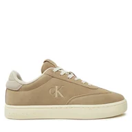 Sneakersy męskie - Sneakersy Calvin Klein Jeans Classic Cupsole Wt Mg YM0YM01270 Beżowy - miniaturka - grafika 1