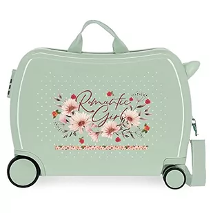 Movom Romantic Girl Walizka dziecięca Wielobarwny 50x39x20 cms Twarde ABS Zapięcie kombinowane z boku 34L 1,8 kg 4 koła Bagaż ręczny, Wielobarwny, Maleta Infantil, walizka dziecięca - Walizki - miniaturka - grafika 1