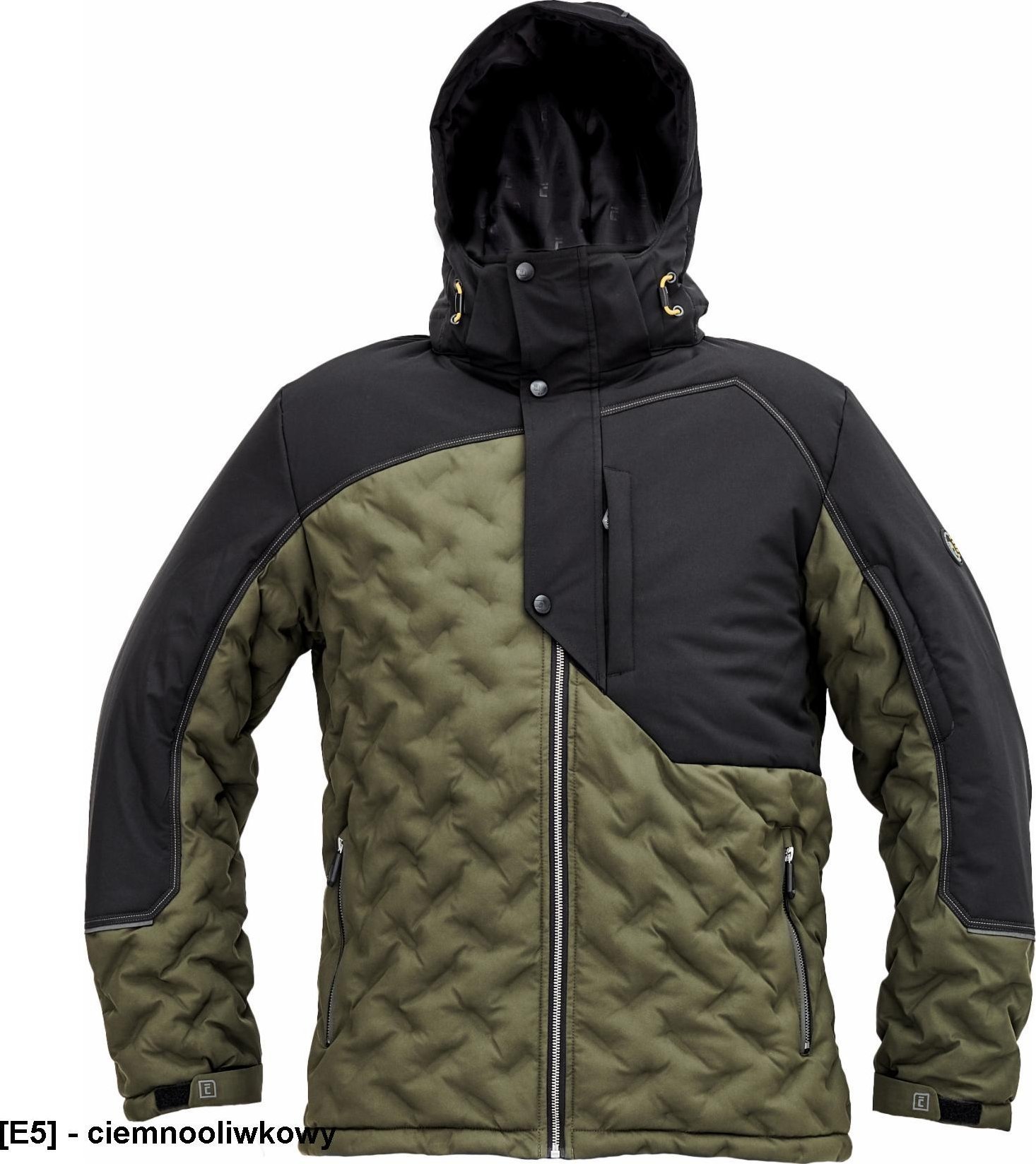 CERVA NEURUM - kurtka zimowa parka - ciemnooliwkowy 3XL