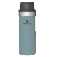 Kubki termiczne - Kubek termiczny Stanley 350 ml TRIGGER ACTION TRAVEL MUG (morski) SHALE - miniaturka - grafika 1