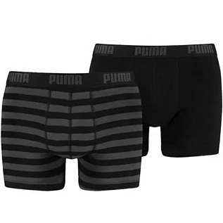 Bielizna sportowa męska - Bokserki treningowe męskie Puma Stripe 2 pack - grafika 1