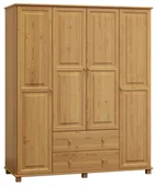 Szafy - Szafa sosnowa 4D nr2 S180 olcha - miniaturka - grafika 1