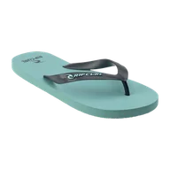 Klapki i japonki męskie - Męskie Japonki RIP CURL BRAND LOGO BLOOM OPEN TOE 1AOMOT_3038 – Turkusowy - miniaturka - grafika 1