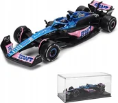 Samochody i pojazdy dla dzieci - F1 BWT Alpine A523 #31 E.Ocon KASK BBurago 1:43 - miniaturka - grafika 1