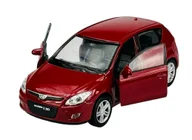Samochody i pojazdy dla dzieci - WELLY HYUNDAI i30 CZERWONY 1:34 SAMOCHÓD NOWY METALOWY MODEL - miniaturka - grafika 1