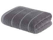 Ręczniki - LIVARNO home Ręcznik kąpielowy frotte, 70 x 130 cm (Ciemnoszary) - miniaturka - grafika 1