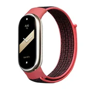 Akcesoria do smartwatchy - opaska pasek bransoleta NYLON Xiaomi Mi Band 8 czerwona - miniaturka - grafika 1