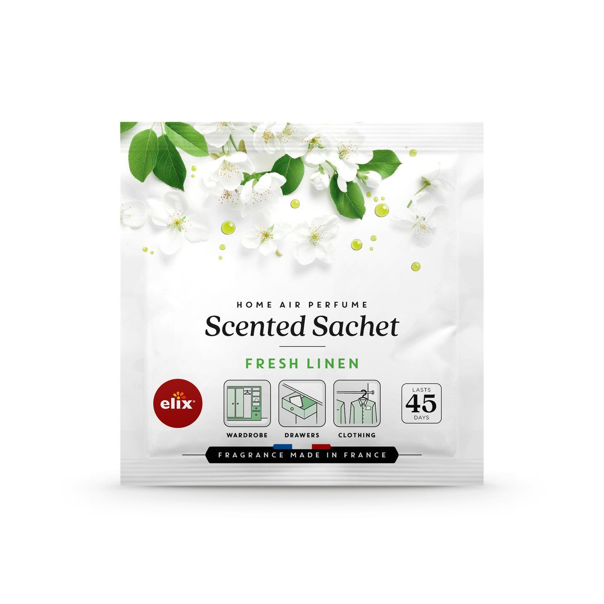Saszetka Zapachowa - Odświeżacz do Szafy Garderoby Szuflady - Fresh Linen