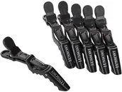 Pozostałe akcesoria fryzjerskie - Lussoni Klipsy do włosów, krokodyle 6szt. - miniaturka - grafika 1