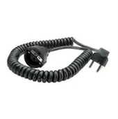 Kable - BACHMANN przedłużacz spiralny styku uziemiającego 230V/16A, czarny, 4 m - miniaturka - grafika 1